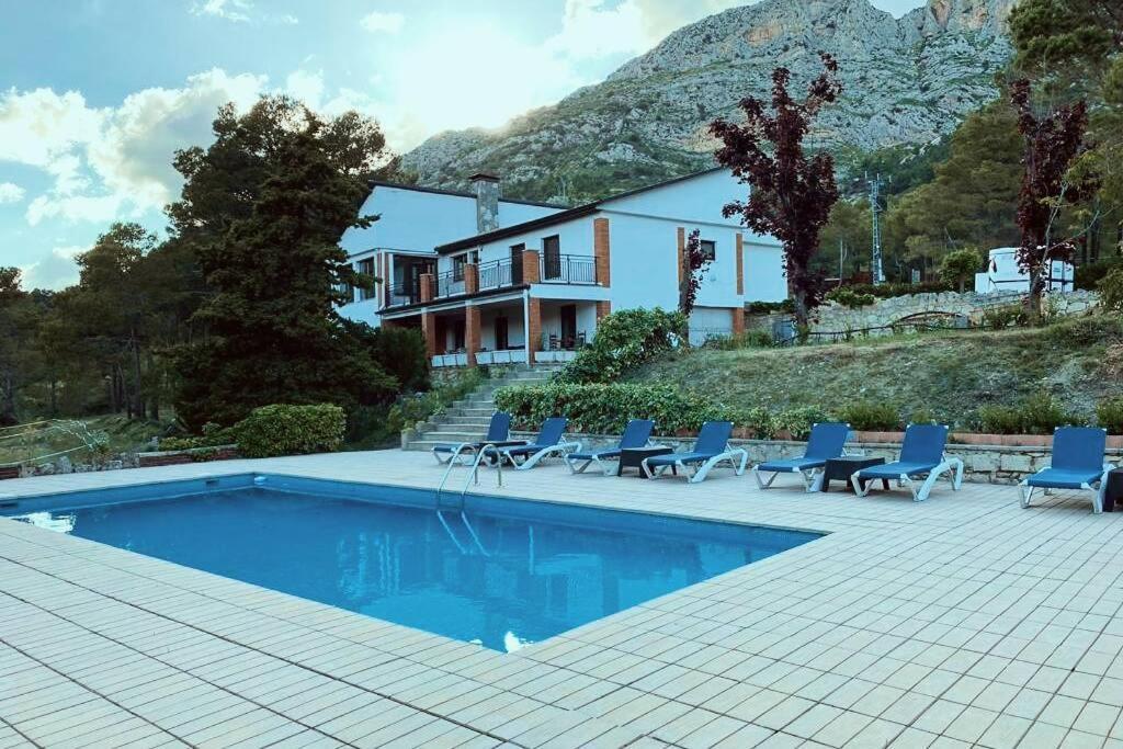 Mas Del Cel - Casa Rural Confrides ภายนอก รูปภาพ